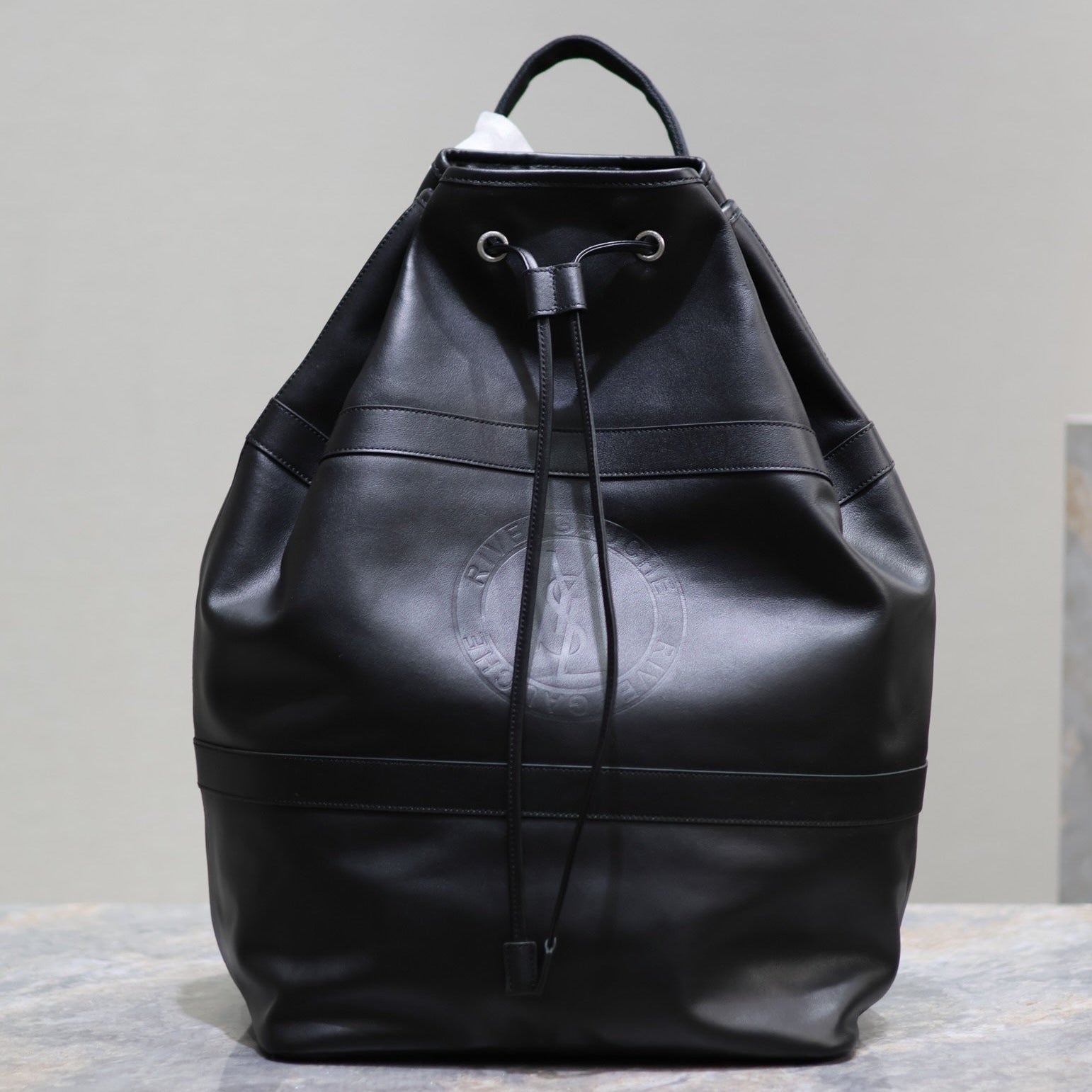 RIVE GAUCHE BACKPACK 49 IN BLACK CALFSKIN mysite