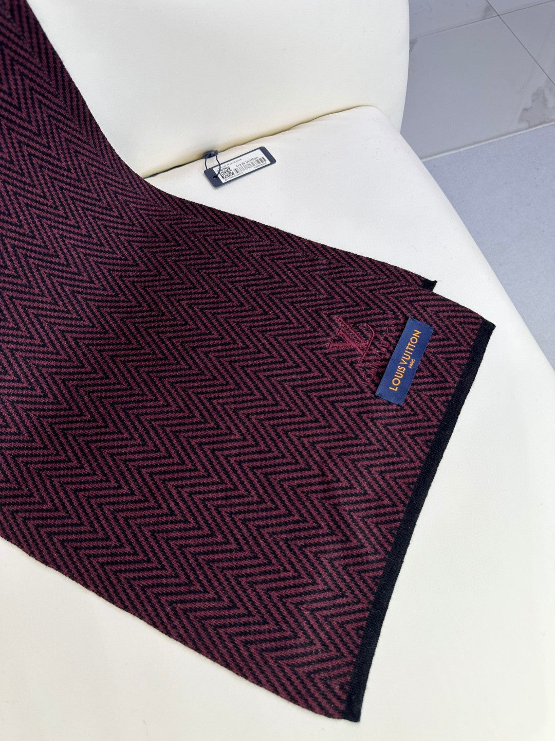 SCARF 180 CM IN WINE PURPLE CASHMERE 393154 mysite