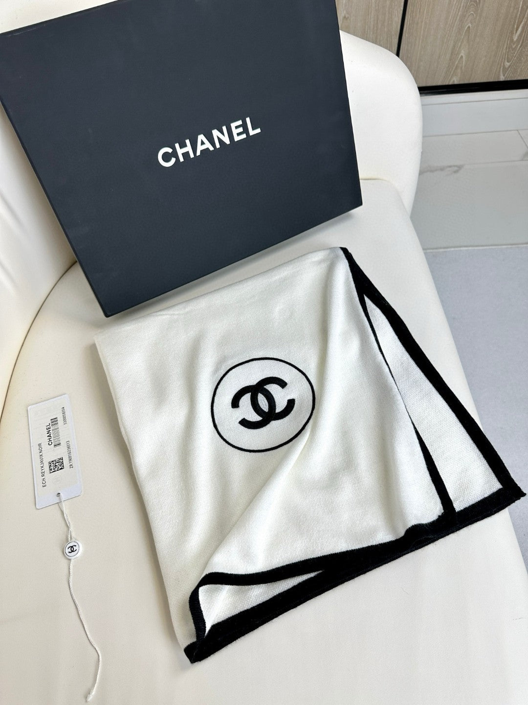 LONG SCARF 200 CM IN WHITE CASHMERE AND SILK 396410 mysite