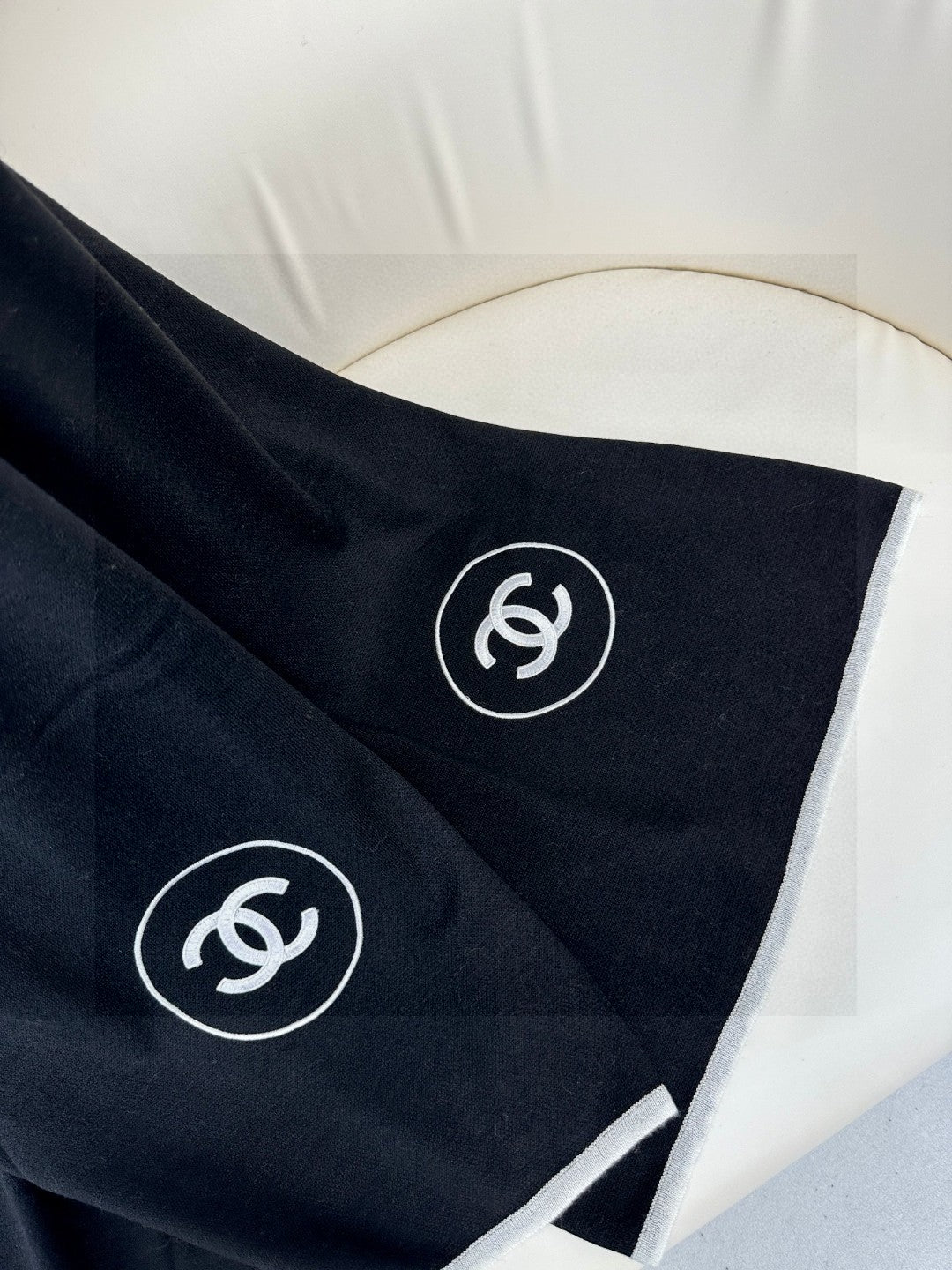 LONG SCARF 200 CM IN BLACK CASHMERE AND SILK 396411 mysite