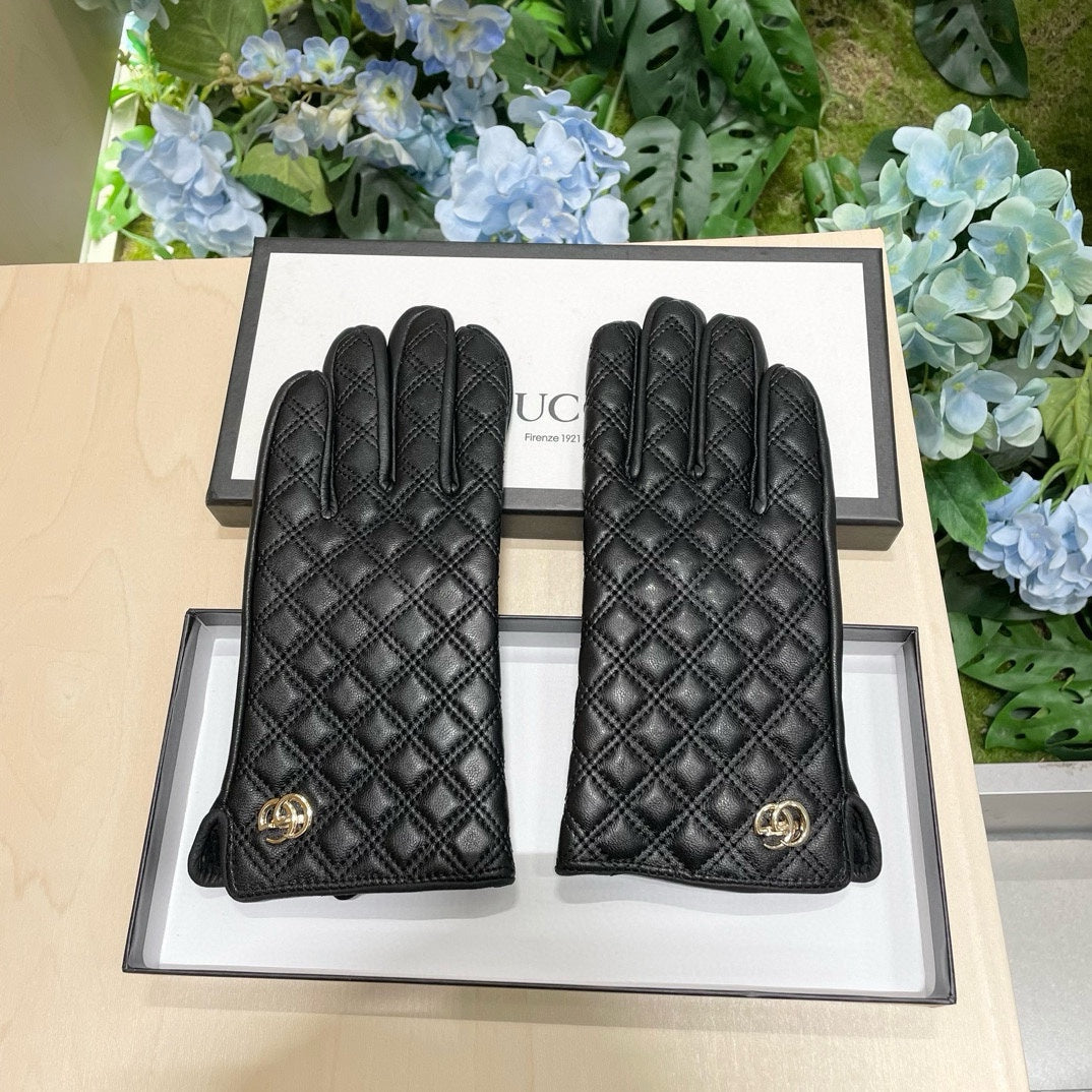 TOUCHSCREEN GLOVES IN BLACK LAMBSKIN 427401 mysite