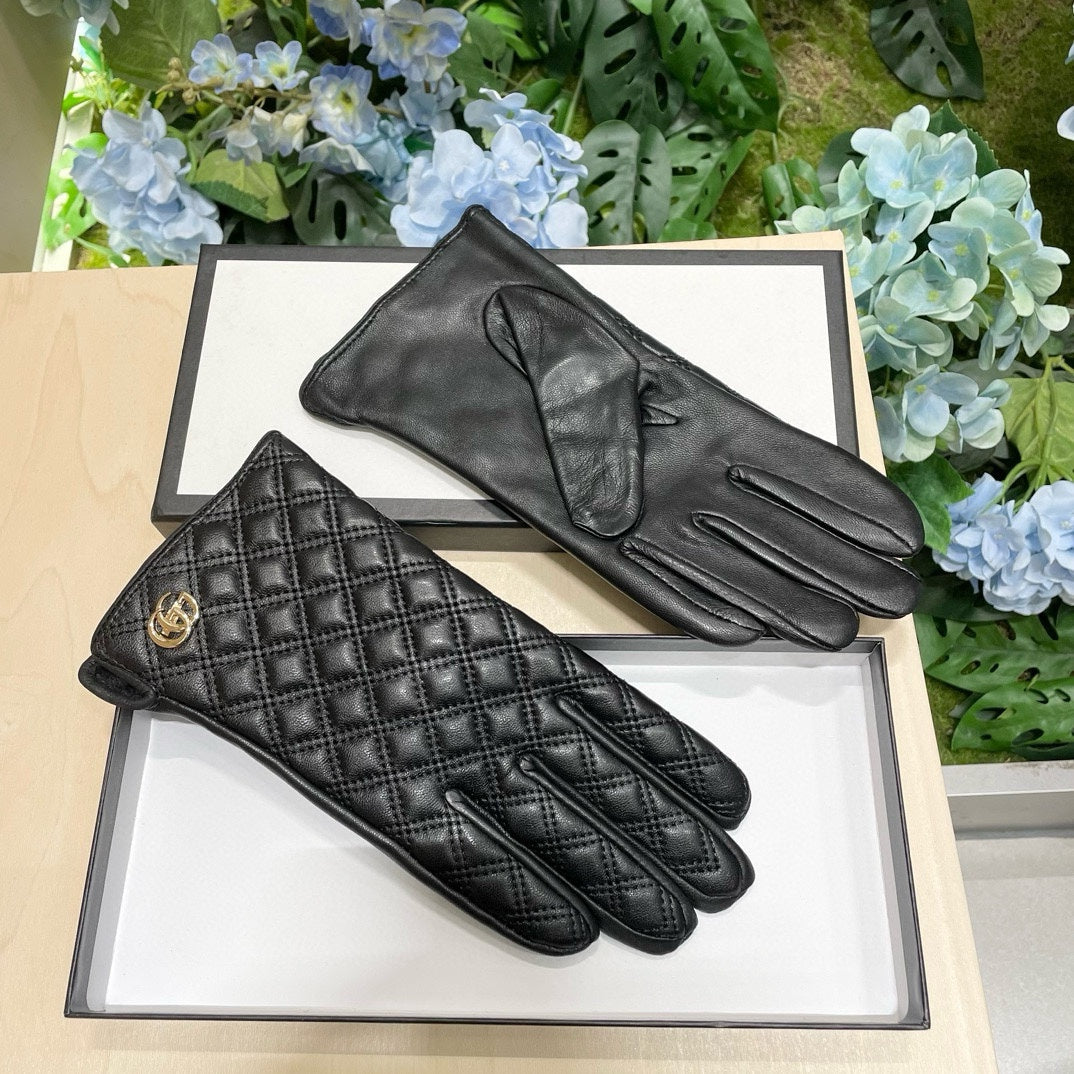 TOUCHSCREEN GLOVES IN BLACK LAMBSKIN 427401 mysite