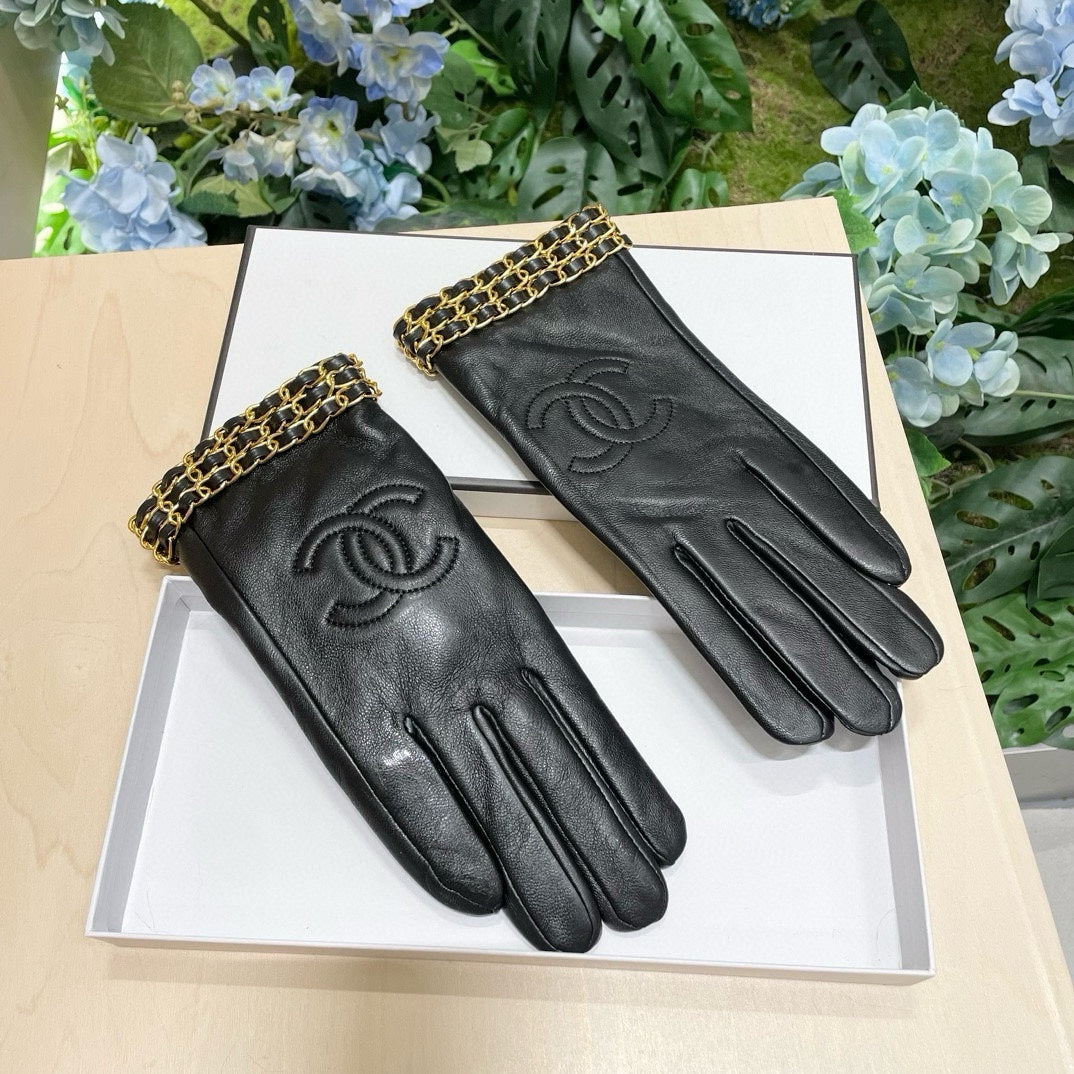 GLOVES IN BLACK LAMBSKIN 463822 mysite