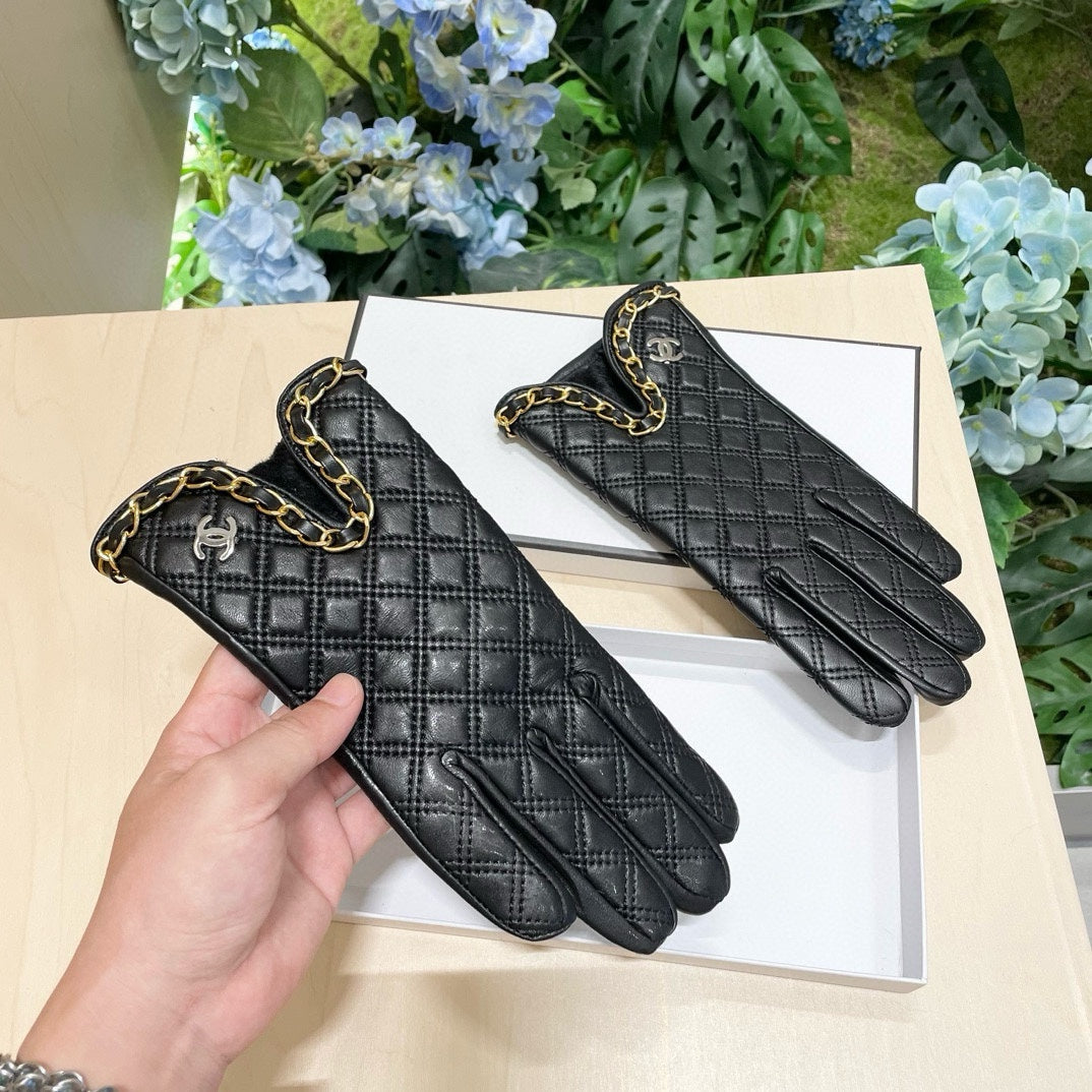GLOVES IN BLACK LAMBSKIN 464979 mysite