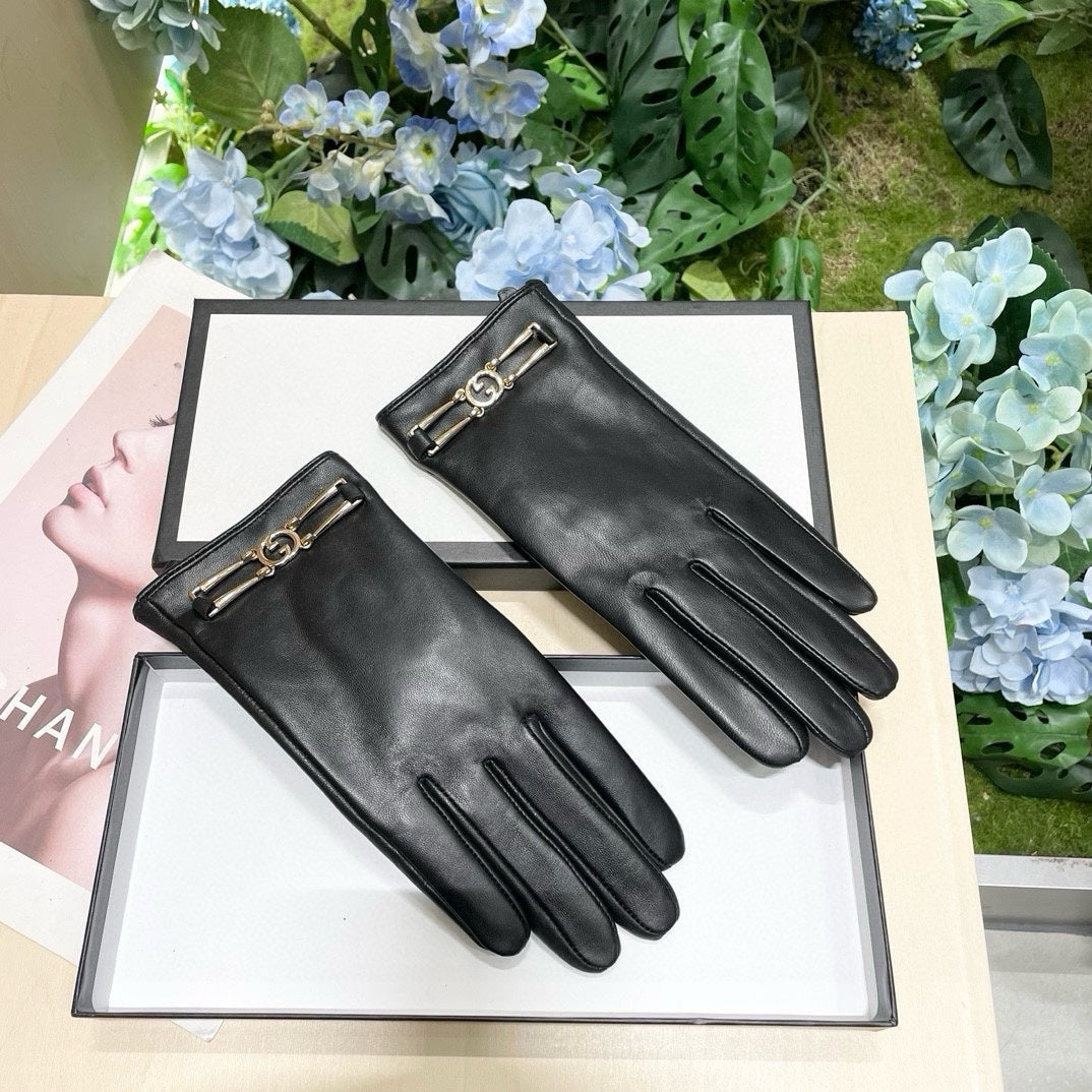 TOUCHSCREEN GLOVES IN BLACK LAMBSKIN 464986 mysite