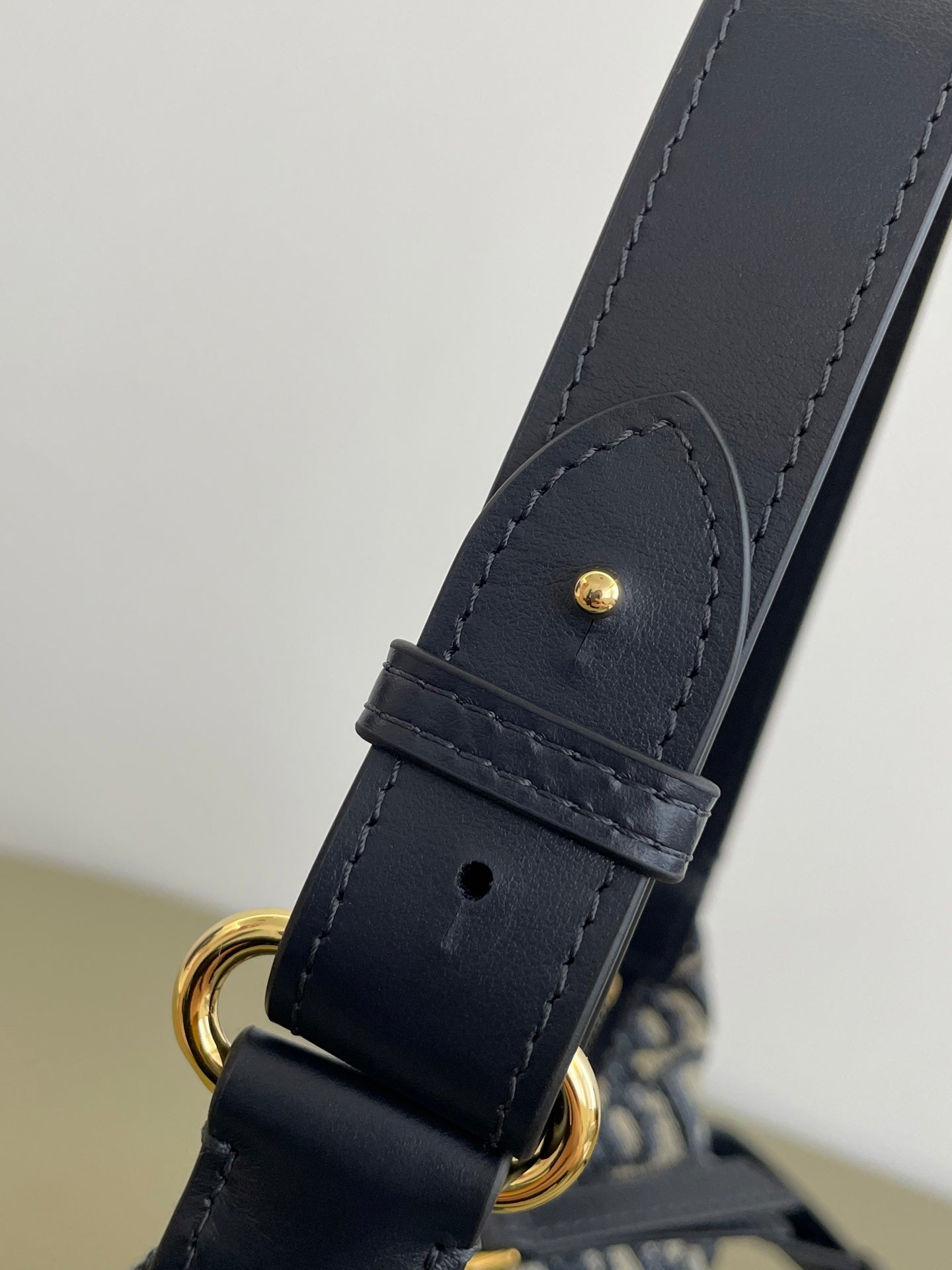 CD Medium Dream Bag 18 Blue Oblique Jacquard and Calfskin mysite