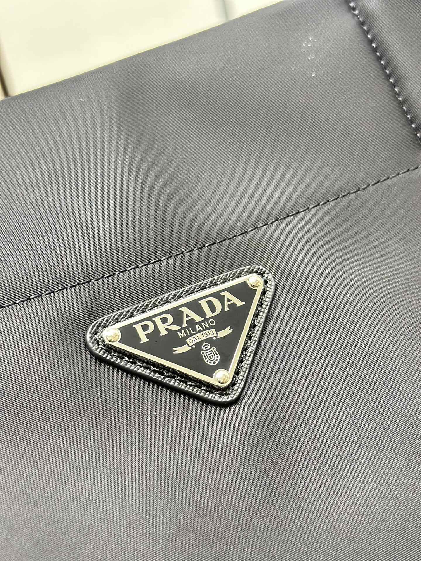 MEDIUM SHOPPING BAG 40 IN BLACK RE-NYLON FABRIC mysite