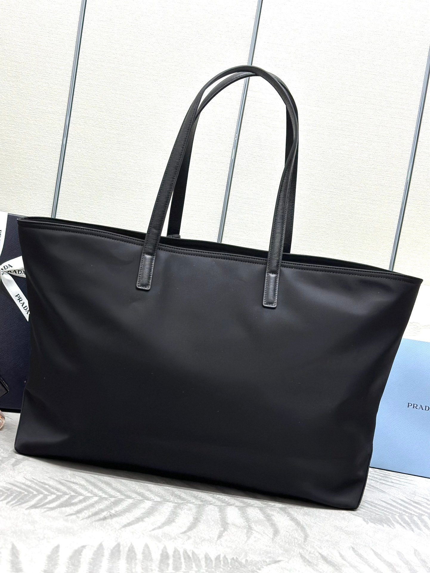 CLASSIC TOTE BAG 43 IN BLACK RE-NYLON FABRIC mysite