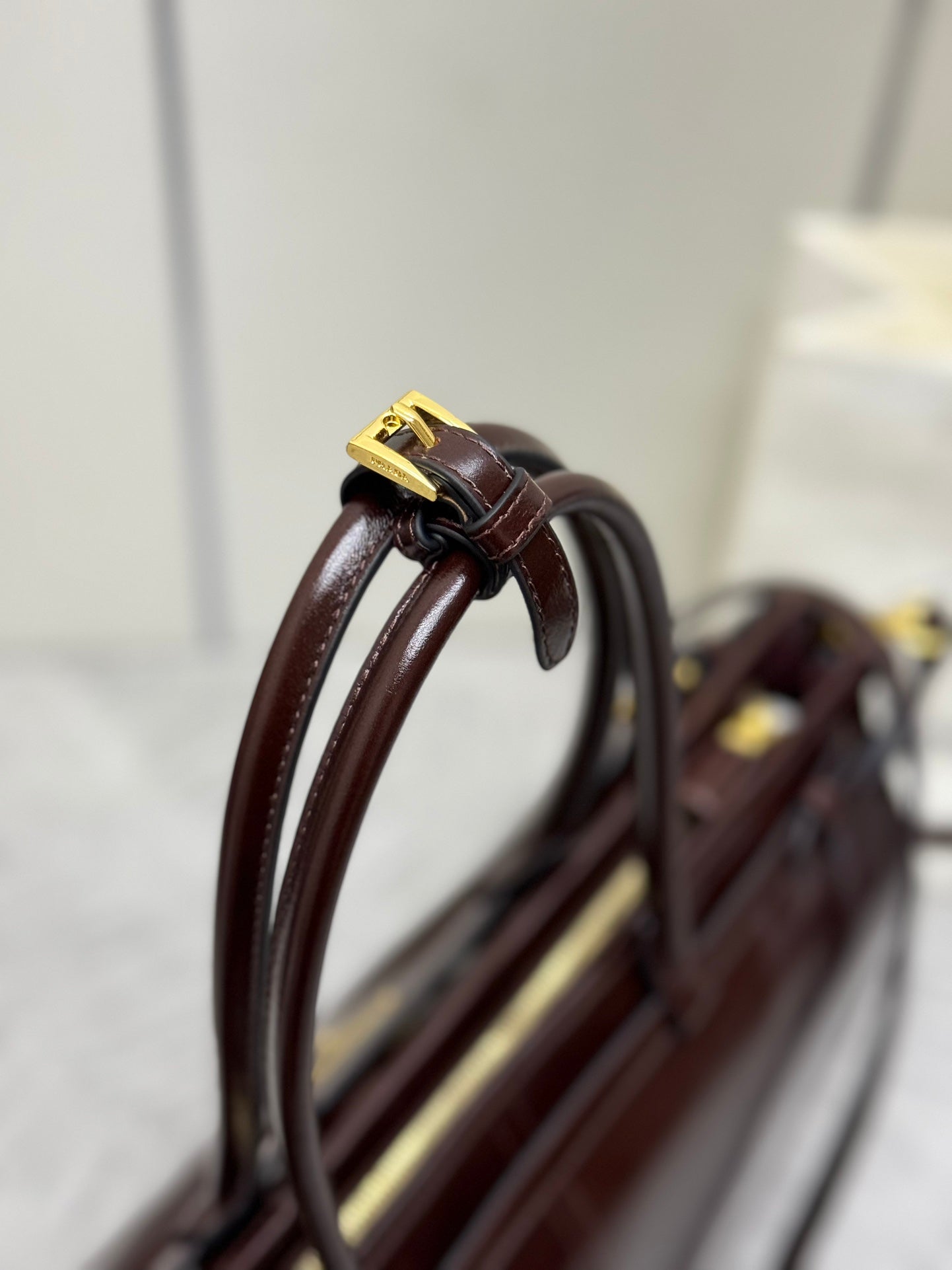 Prada Bonnie Extra-Large 42cm Dark Burdundy Calfskin mysite