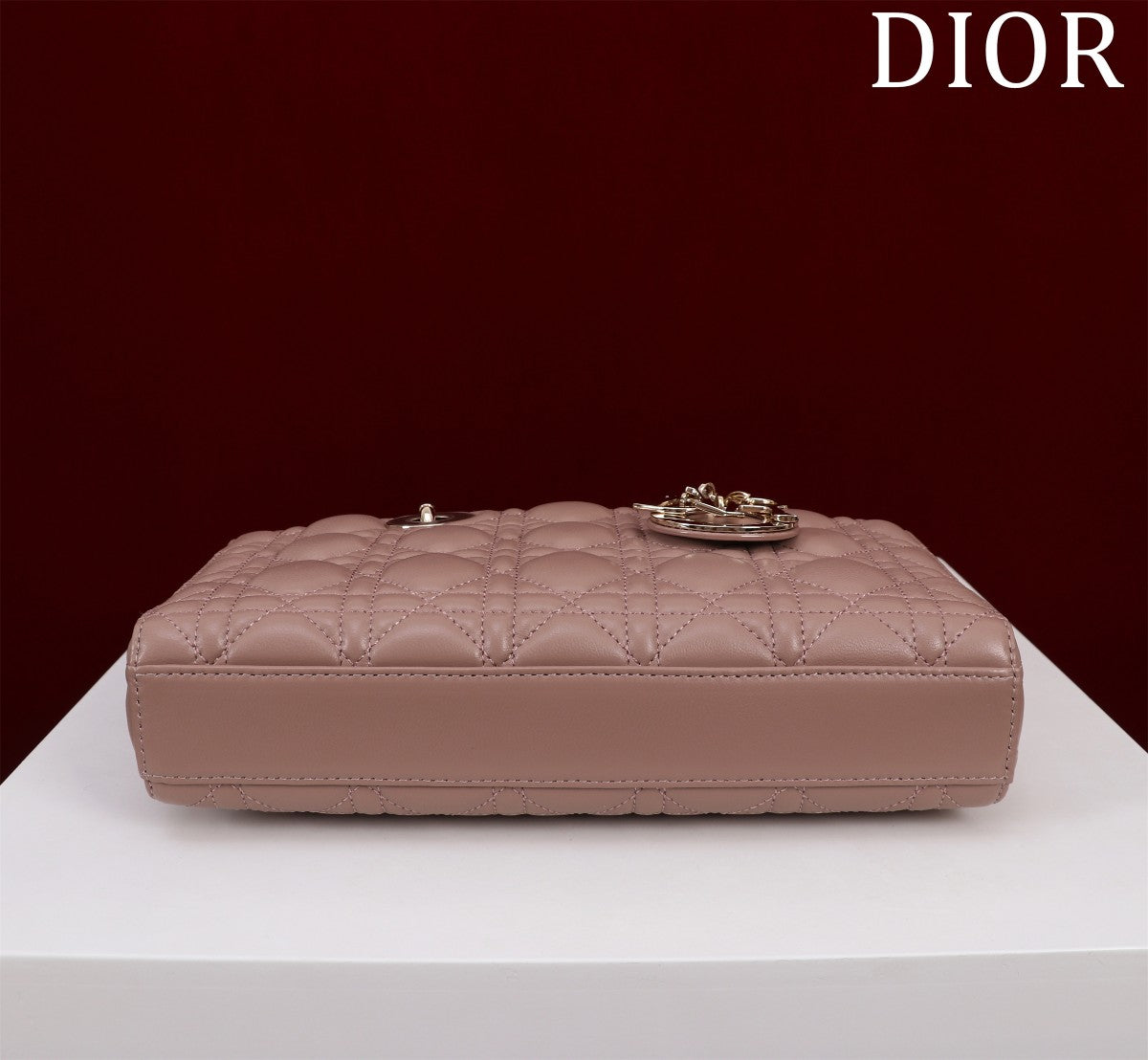 medium lady d-joy 26 chocolate lambskin mysite