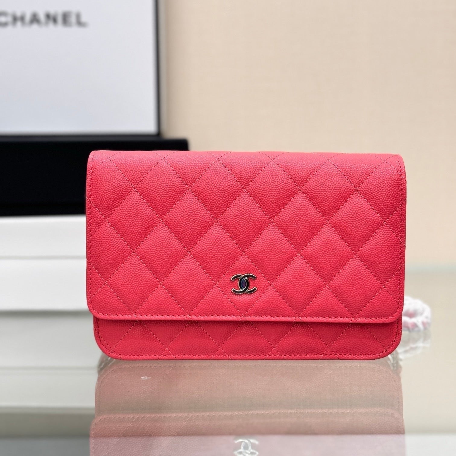 WOC 19CM RED CAVIAR SILVER HARDWARE mysite