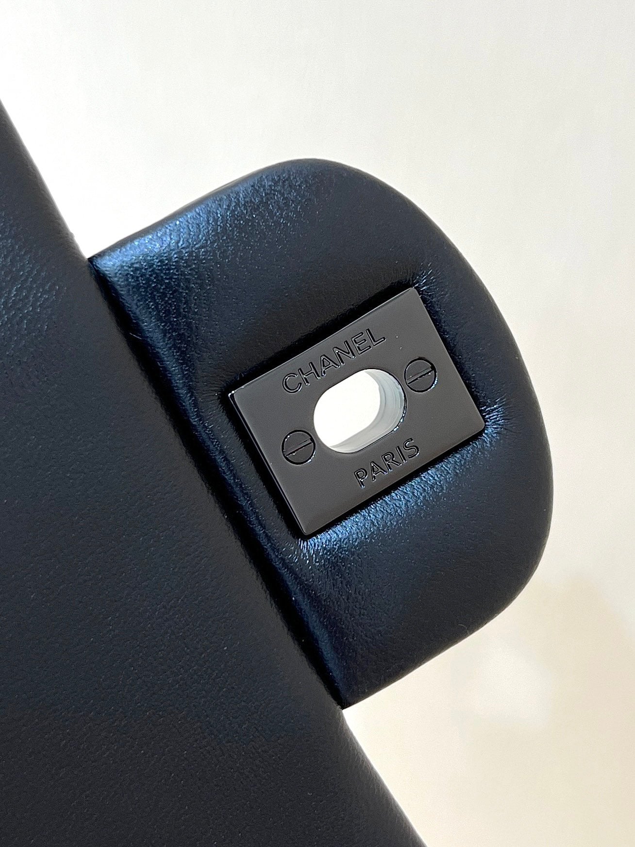 25C Mini Flap Bag Top Handle 20cm Black Lambskin Black Hardware mysite