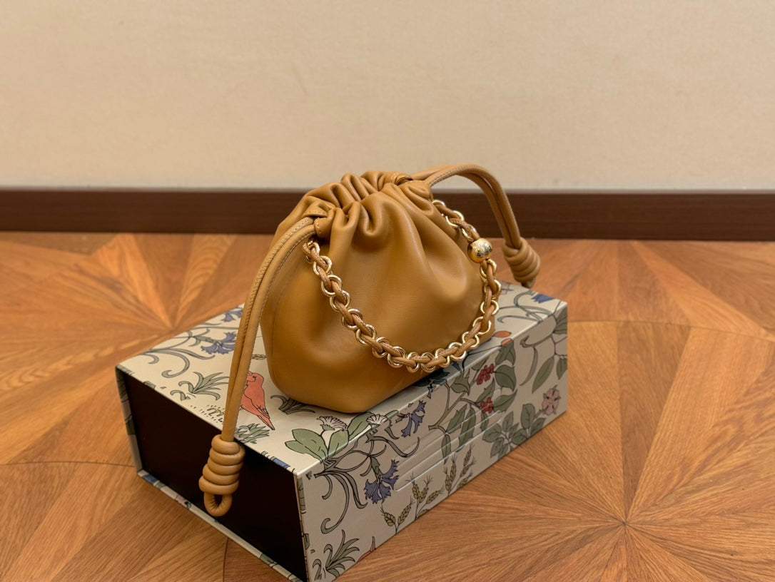 LOE MINI 18 FLAMENCO PURSE IN WARM DESERT NAPPA LAMBSKIN mysite