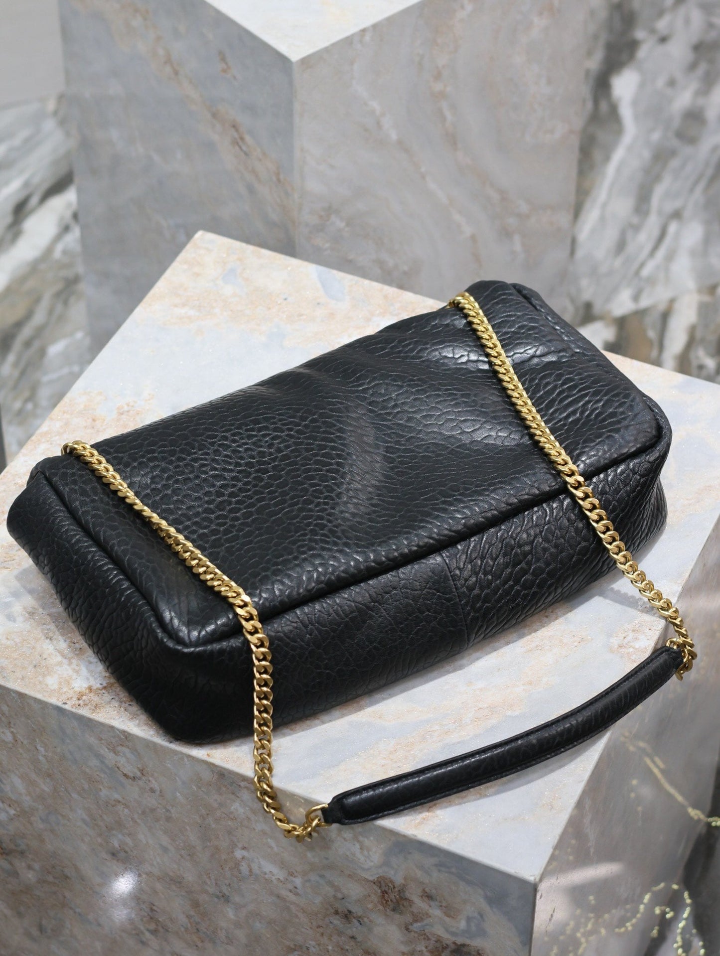 CALYPSO BAG 35 IN BLACK LAMBSKIN GOLD HARDWARE mysite