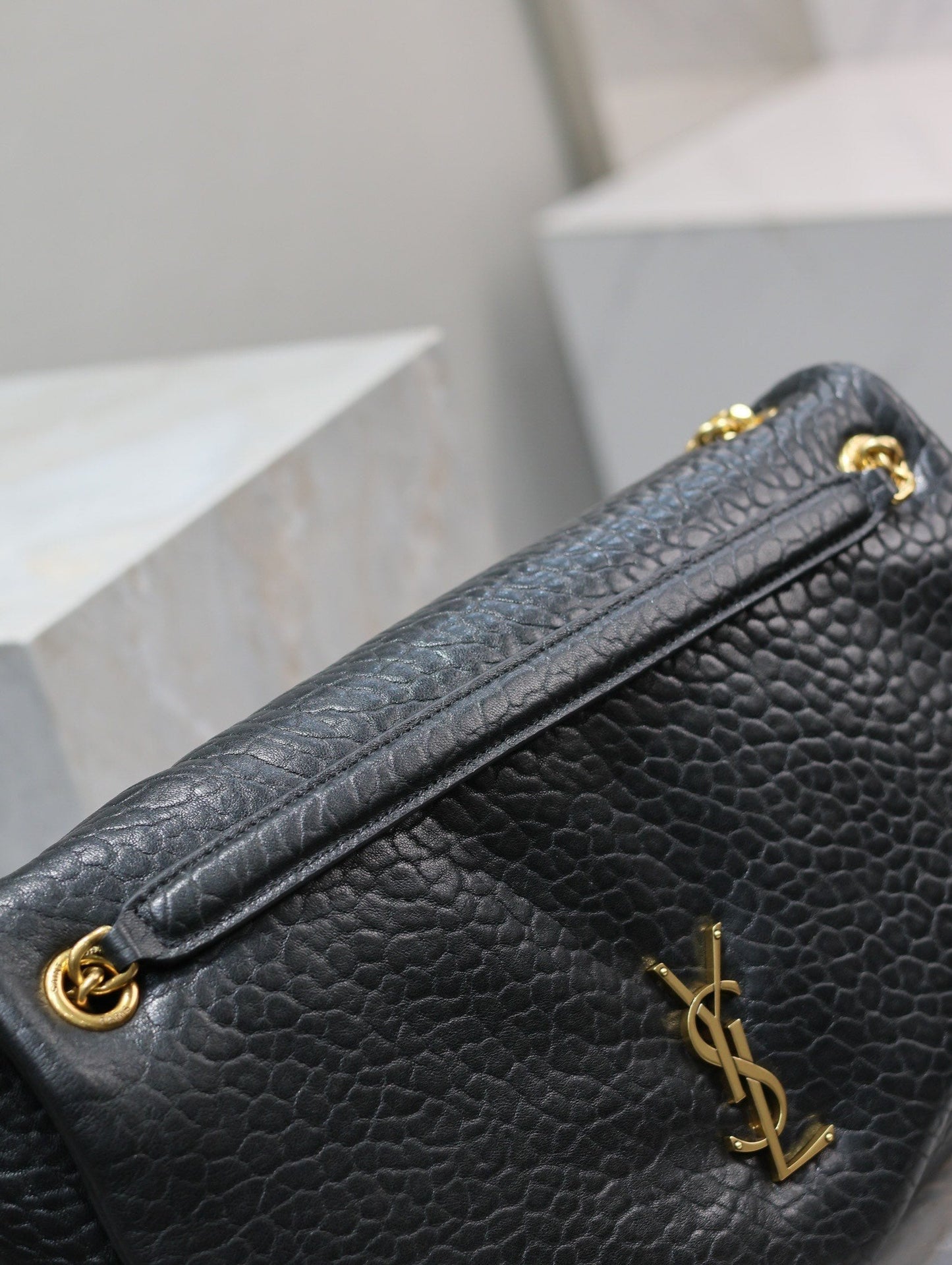 CALYPSO BAG 35 IN BLACK LAMBSKIN GOLD HARDWARE mysite