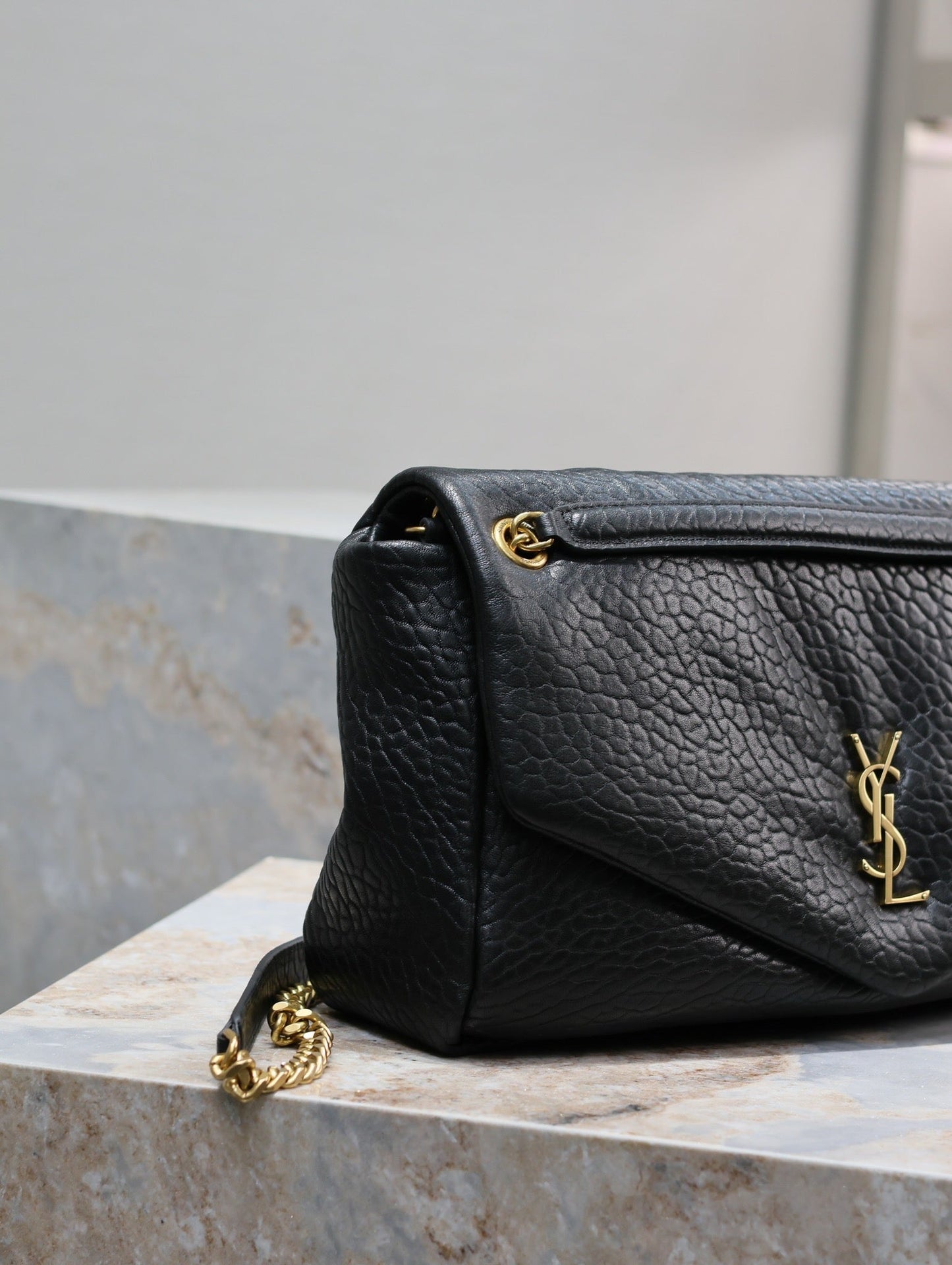 CALYPSO BAG 35 IN BLACK LAMBSKIN GOLD HARDWARE mysite