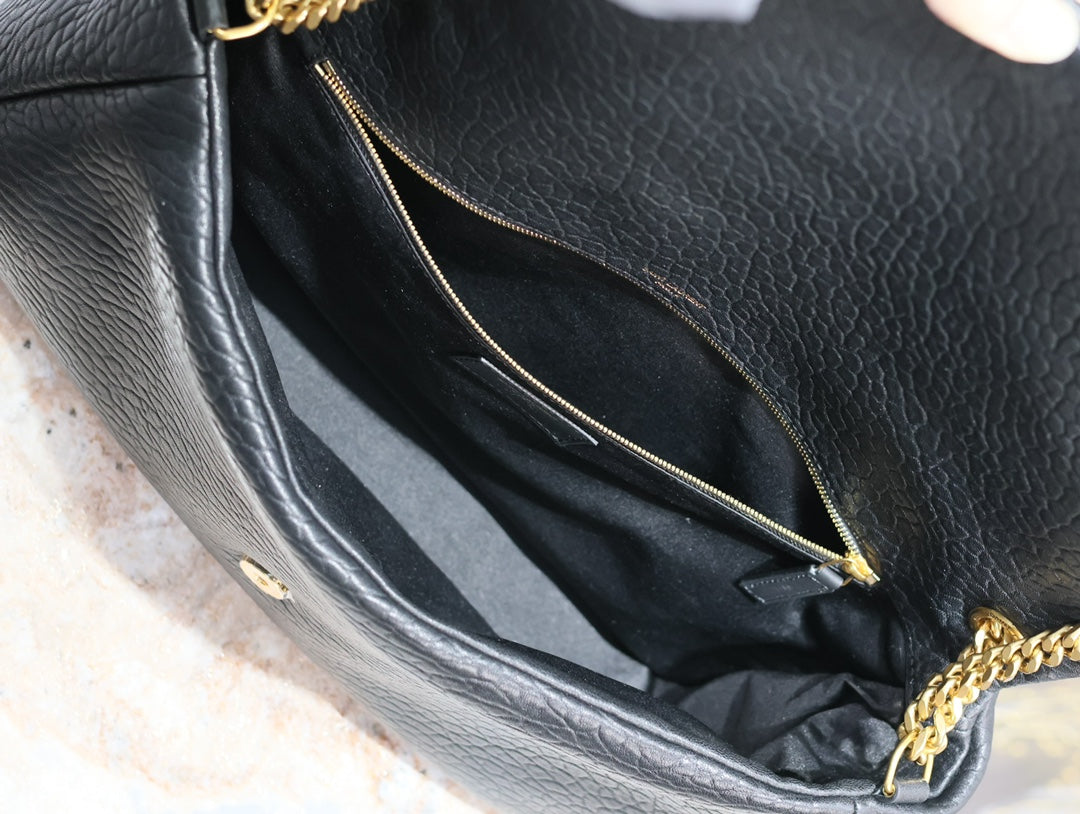 CALYPSO BAG 35 IN BLACK LAMBSKIN GOLD HARDWARE mysite