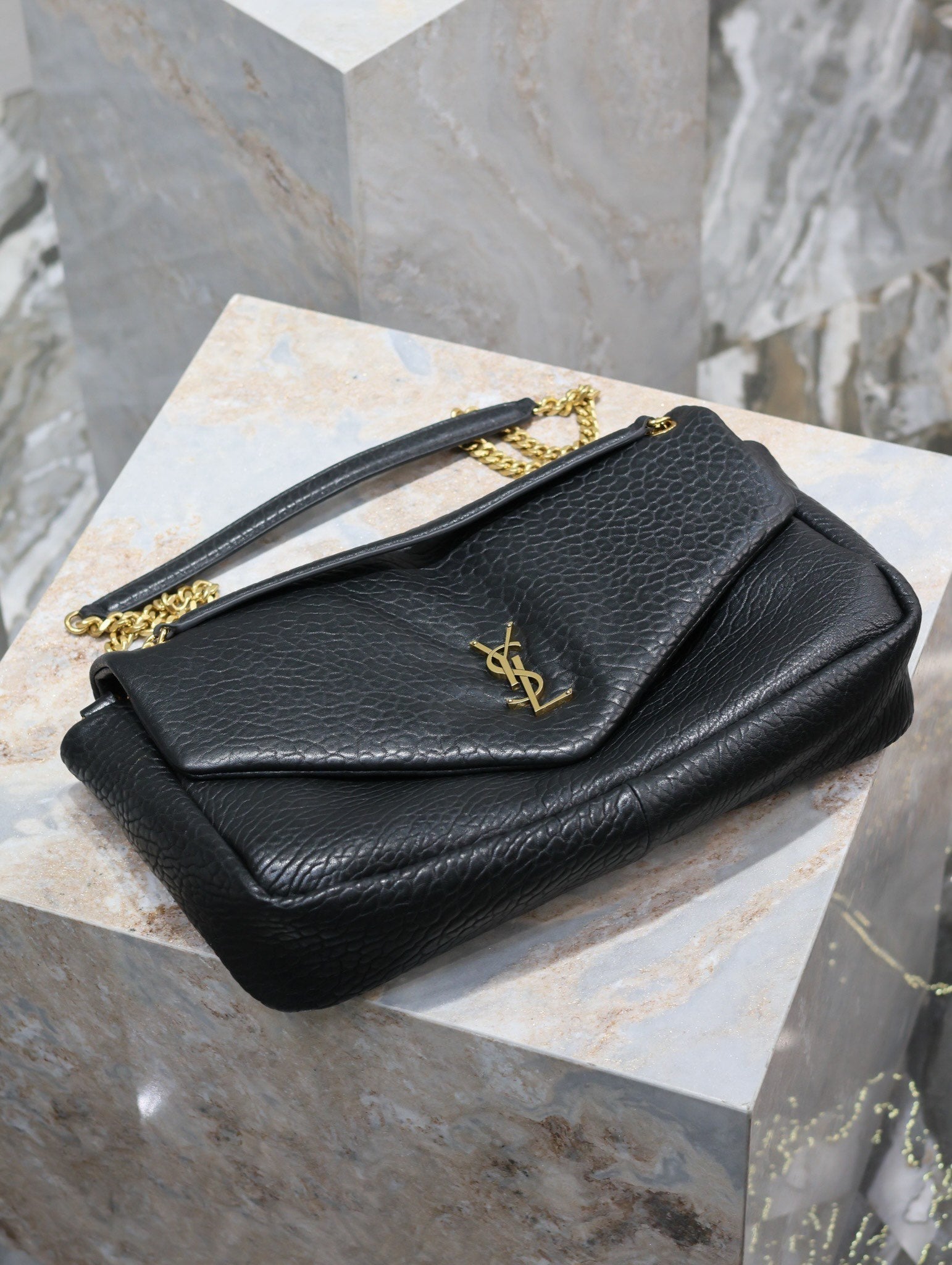 CALYPSO BAG 35 IN BLACK LAMBSKIN GOLD HARDWARE mysite