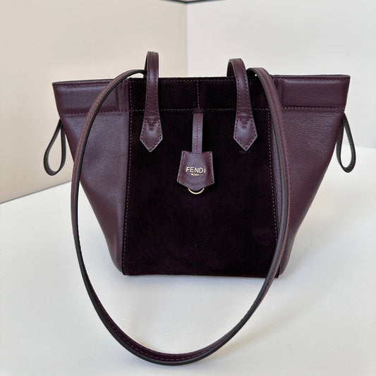 ORIGAMI MINI 19 IN WINE RED LAMBSKIN AND SUEDE mysite