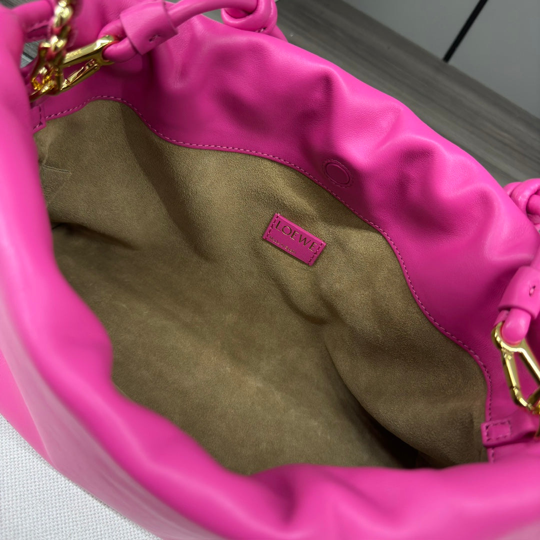 Loewe Flamenco Purse 30 Pink Lambskin Ghw mysite