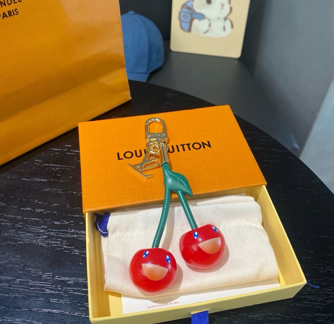 🌟 L$V Cherry Keychain: Cute + Luxury, All in One 🍒✨s mysite