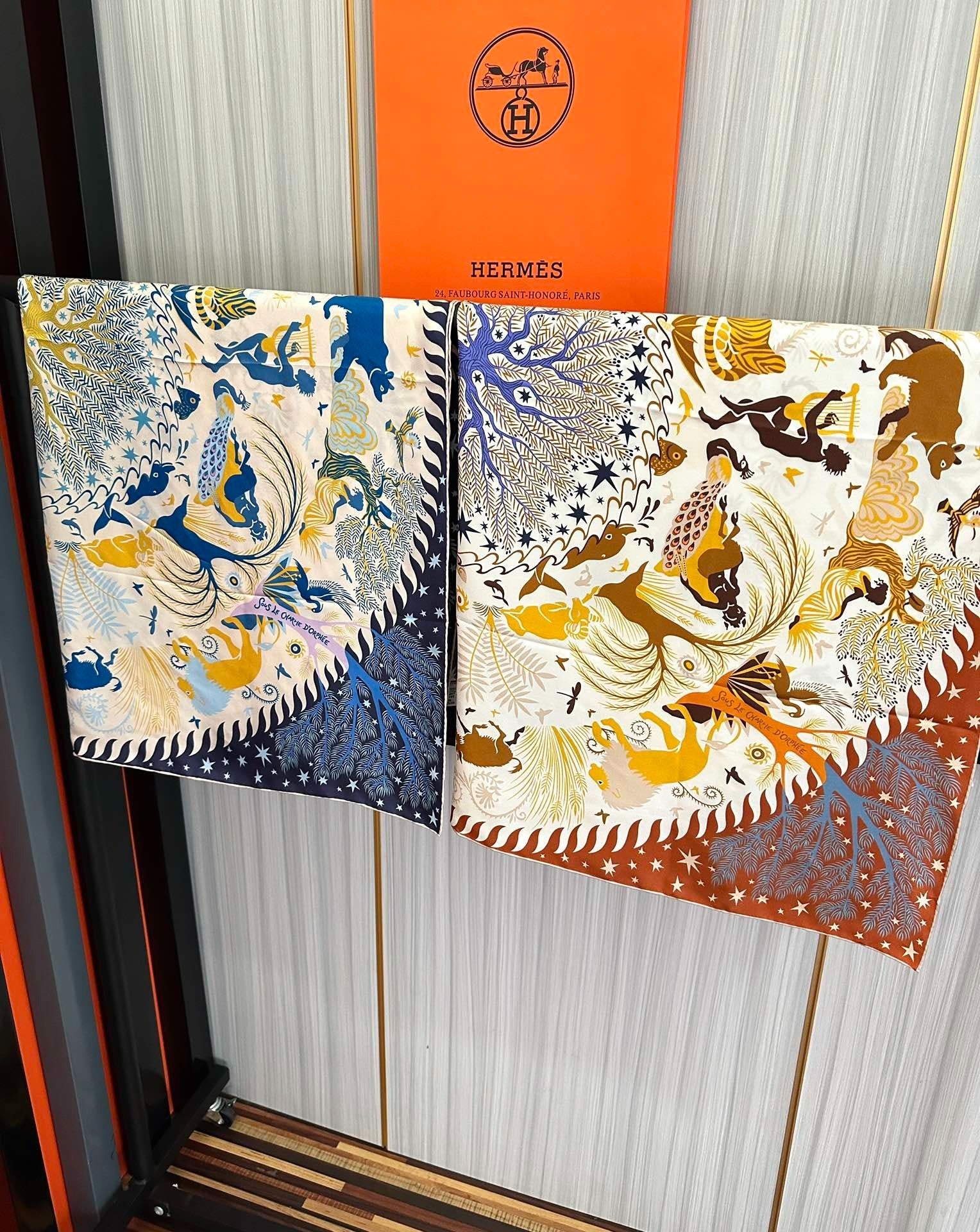 CHANEL 25S SCARF 90 IN SILK 709581 mysite