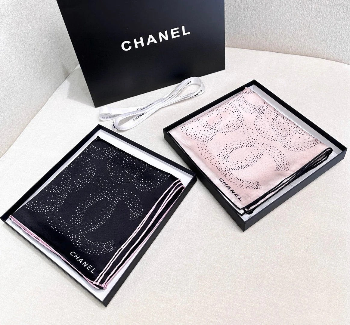 CHANEL 25S SCARF 90 IN SILK 730643 mysite