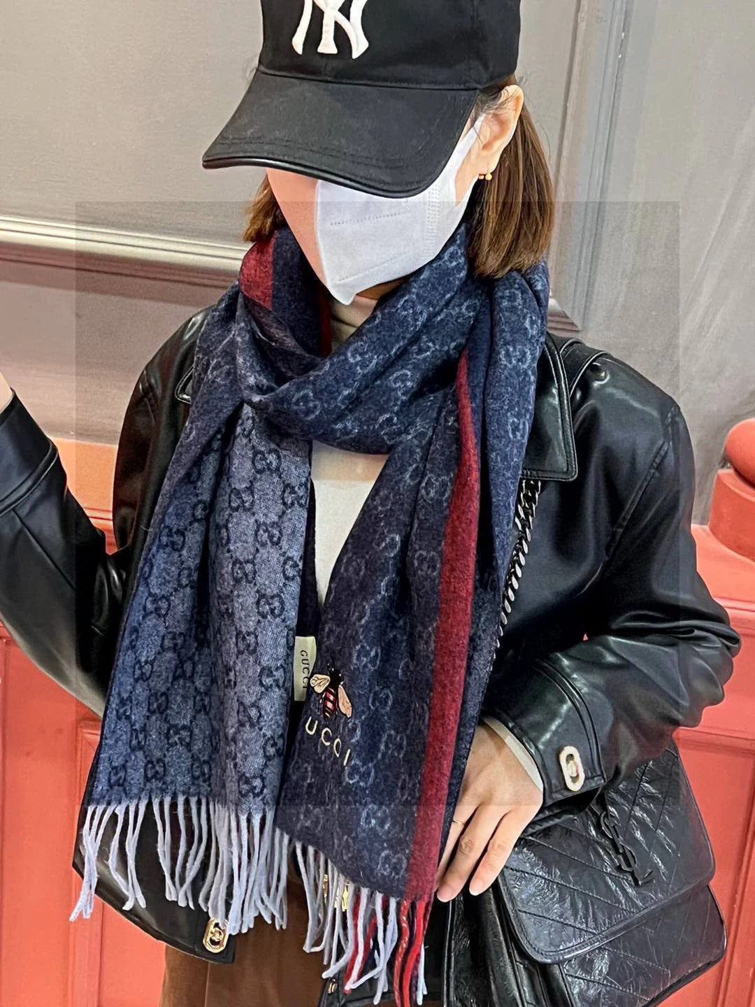 CHANEL 25S SCARF 190 IN CASHMERE 718528 mysite