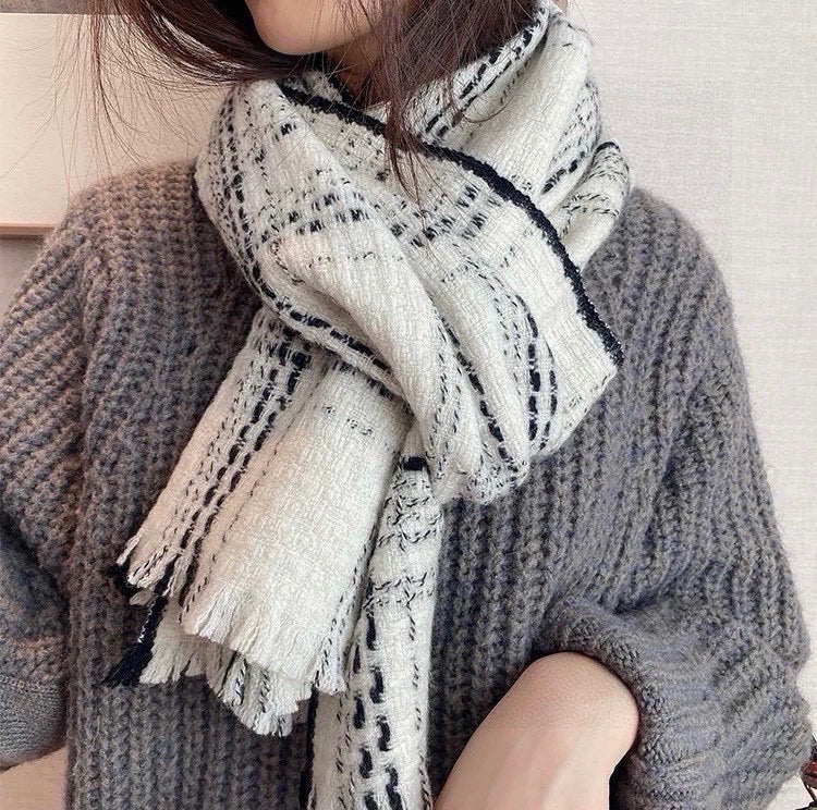 CHANEL 25S SCARF 200 IN CASHMERE 732053 mysite