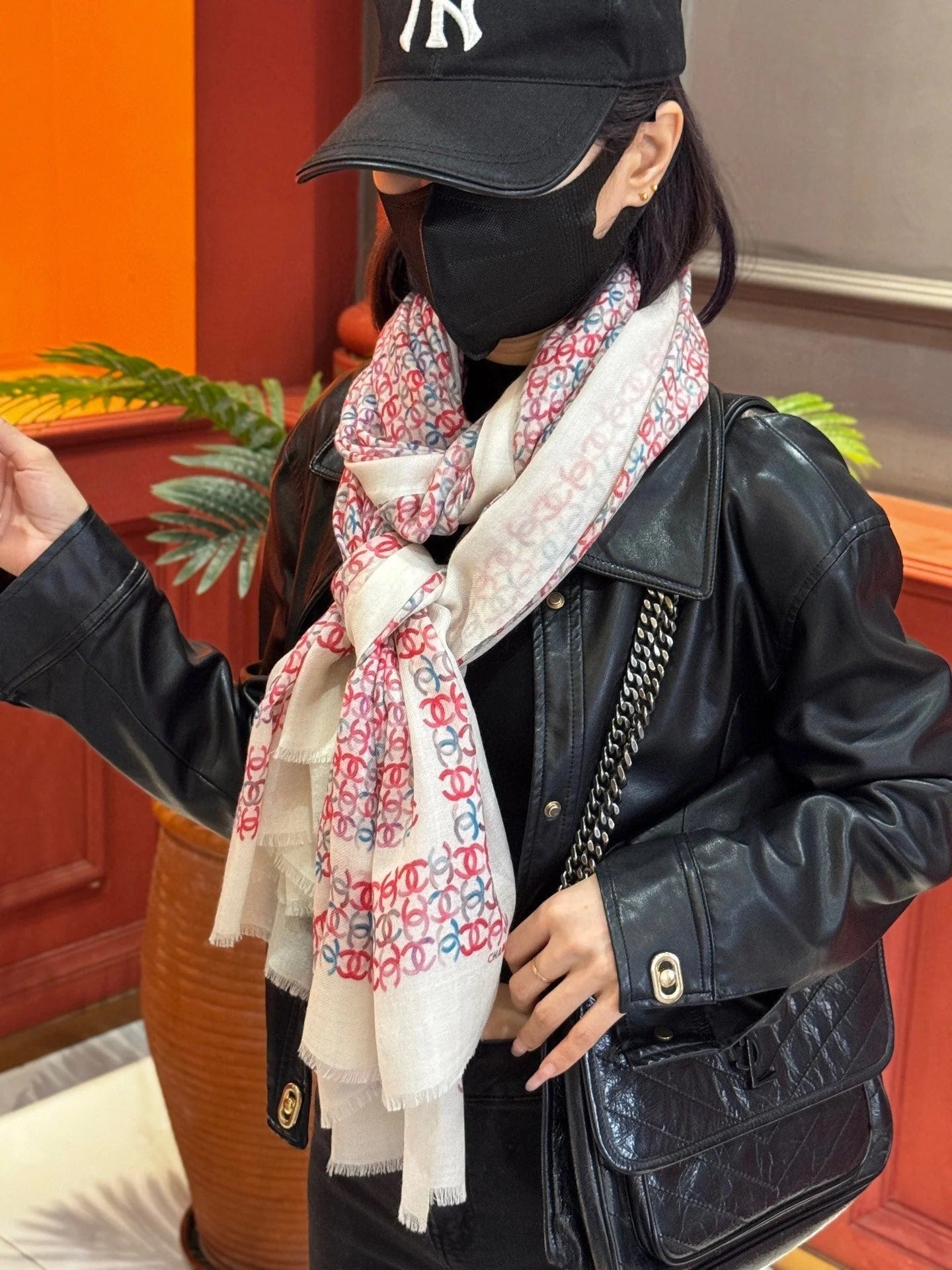 CHANEL 25S SCARF 200 IN CASHMERE 728978 mysite