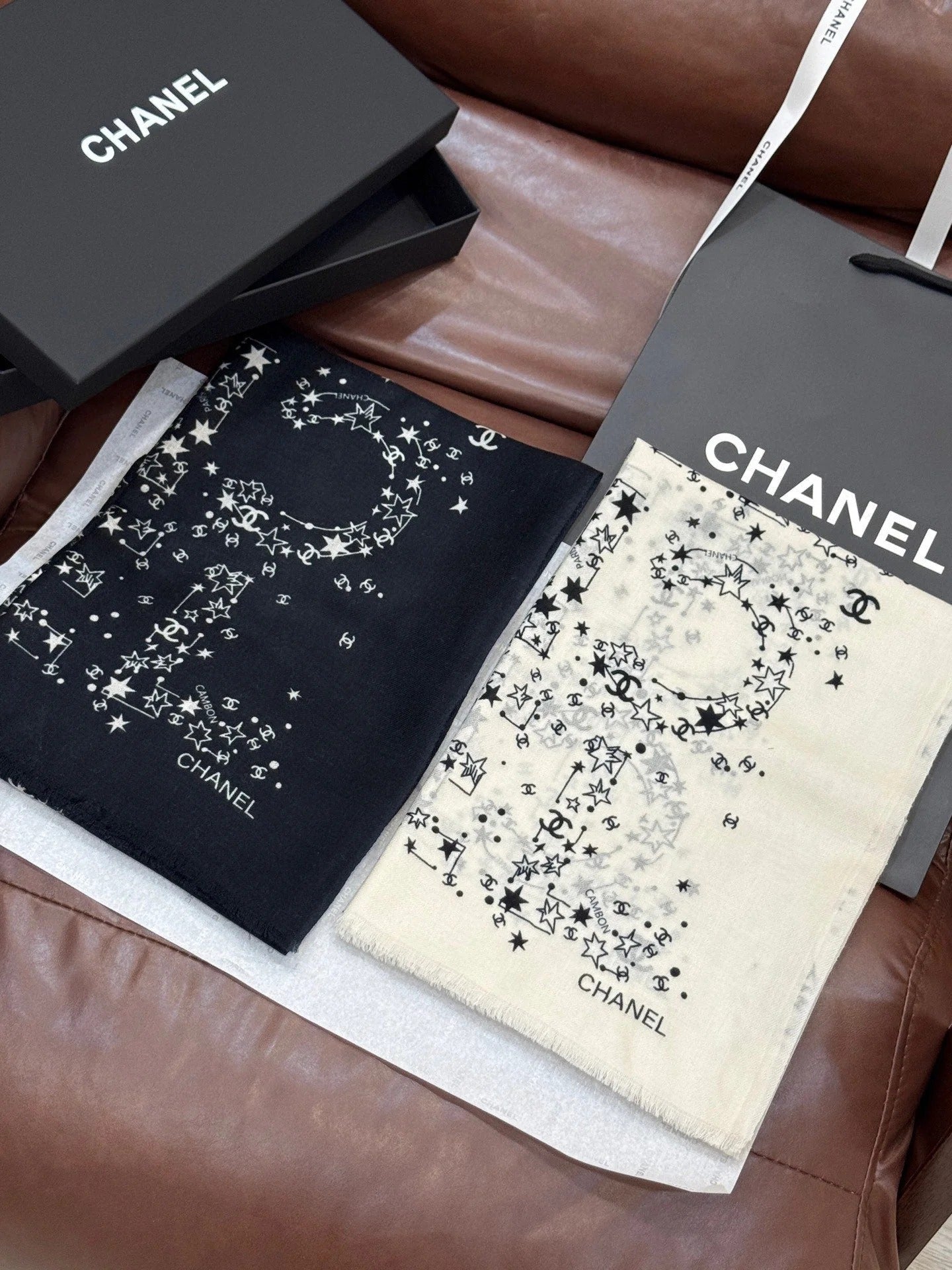 CHANEL 25S SCARF 200 IN CASHMERE 728987 mysite