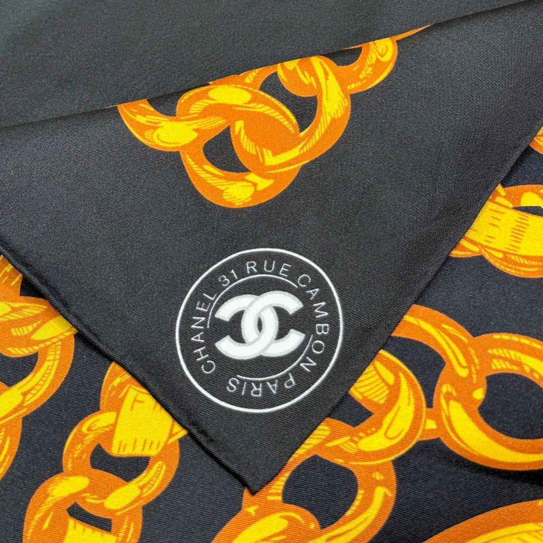 CHANEL 25S SCARF 90 IN SILK 639119 mysite