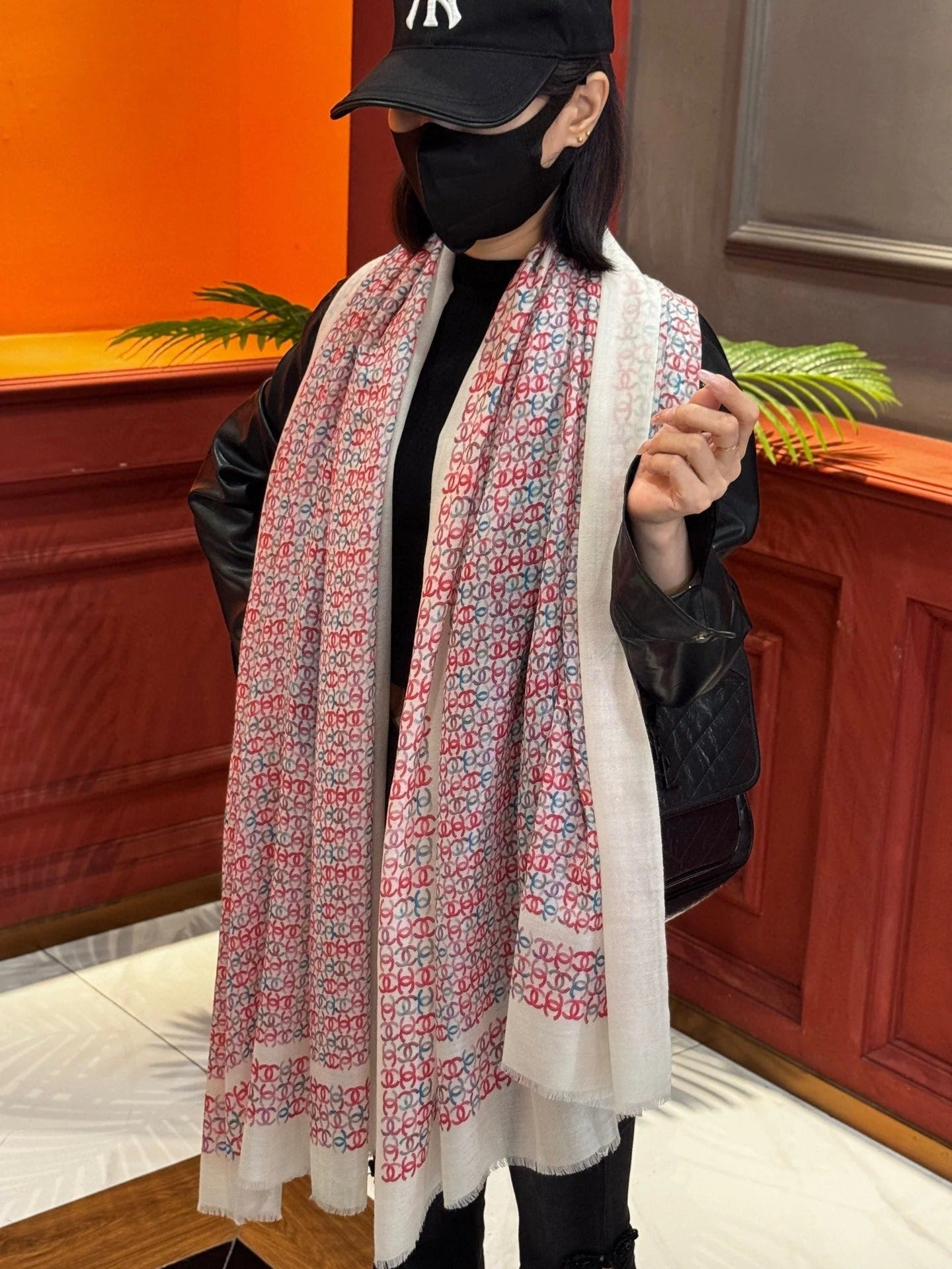 CHANEL 25S SCARF 200 IN CASHMERE 728978 mysite
