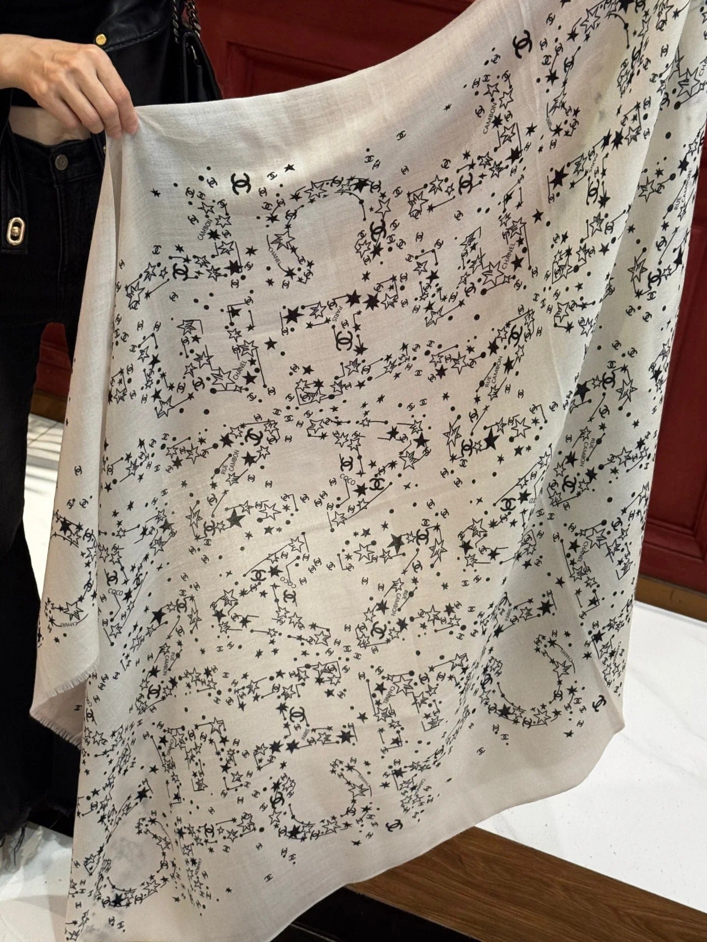 CHANEL 25S SCARF 200 IN CASHMERE 728987 mysite