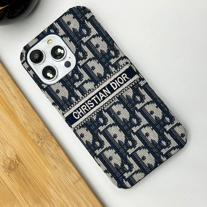 Luxury Brand Vertical Belt Stitched Case Cover For iPhones mysite