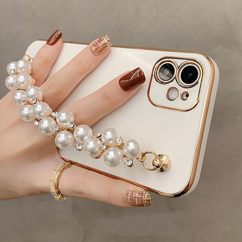 Gloss Pearl Chain iPhone Case1 mysite
