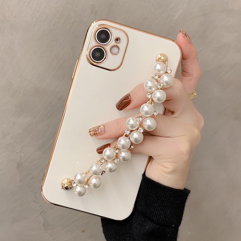 Gloss Pearl Chain iPhone Case1 mysite