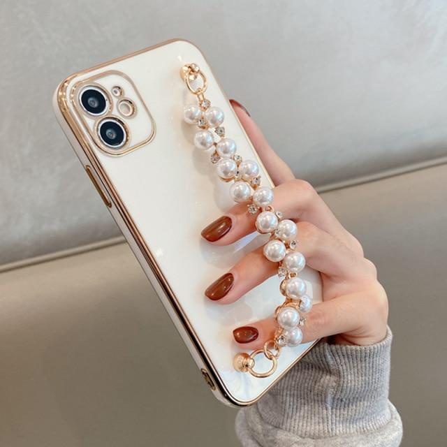 Gloss Pearl Chain iPhone Case1 mysite