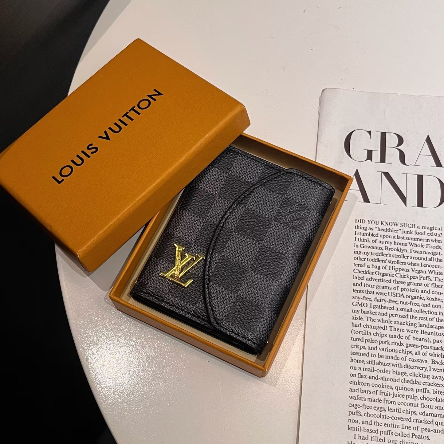 Luxury LV & GG-Inspired Monogram Compact Wallet Collections mysite