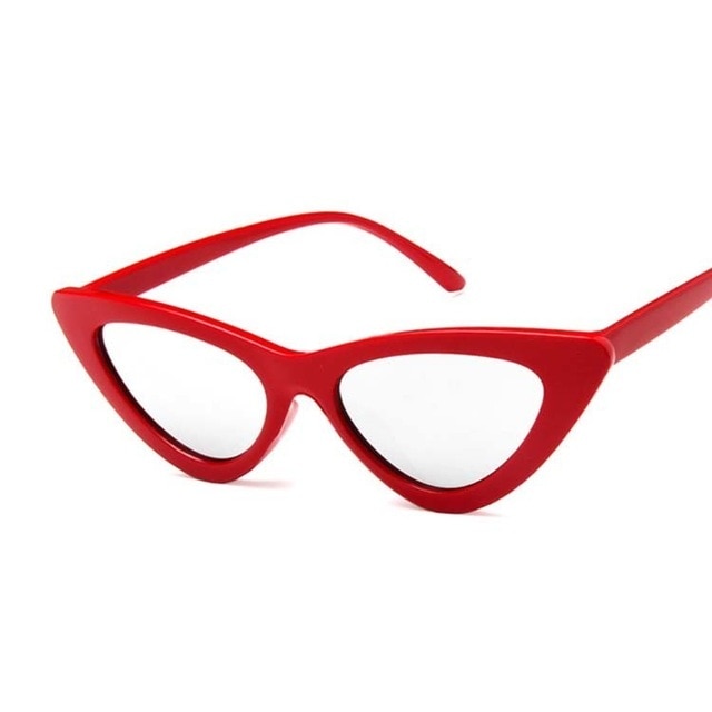 New Retro Fashion Sunglasses Women Brand Designer Vintage Cat Eye Black White Sun Glasses Female Lady UV400 Oculoss mysite