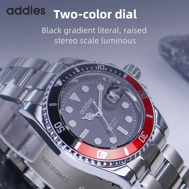 TitanX Elite Men's Quartz Sport Watch – Luxury 30M Waterproof Stainless Steel Dive Timepiece | Relógio Masculinos-1 mysite