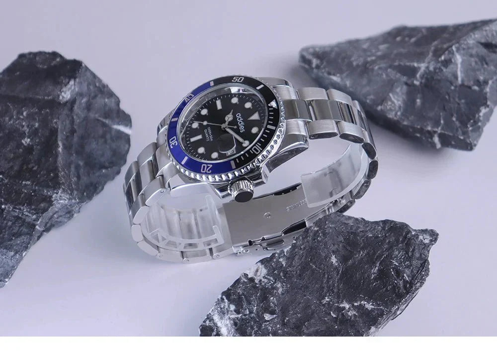 TitanX Elite Men's Quartz Sport Watch – Luxury 30M Waterproof Stainless Steel Dive Timepiece | Relógio Masculinos-1 mysite