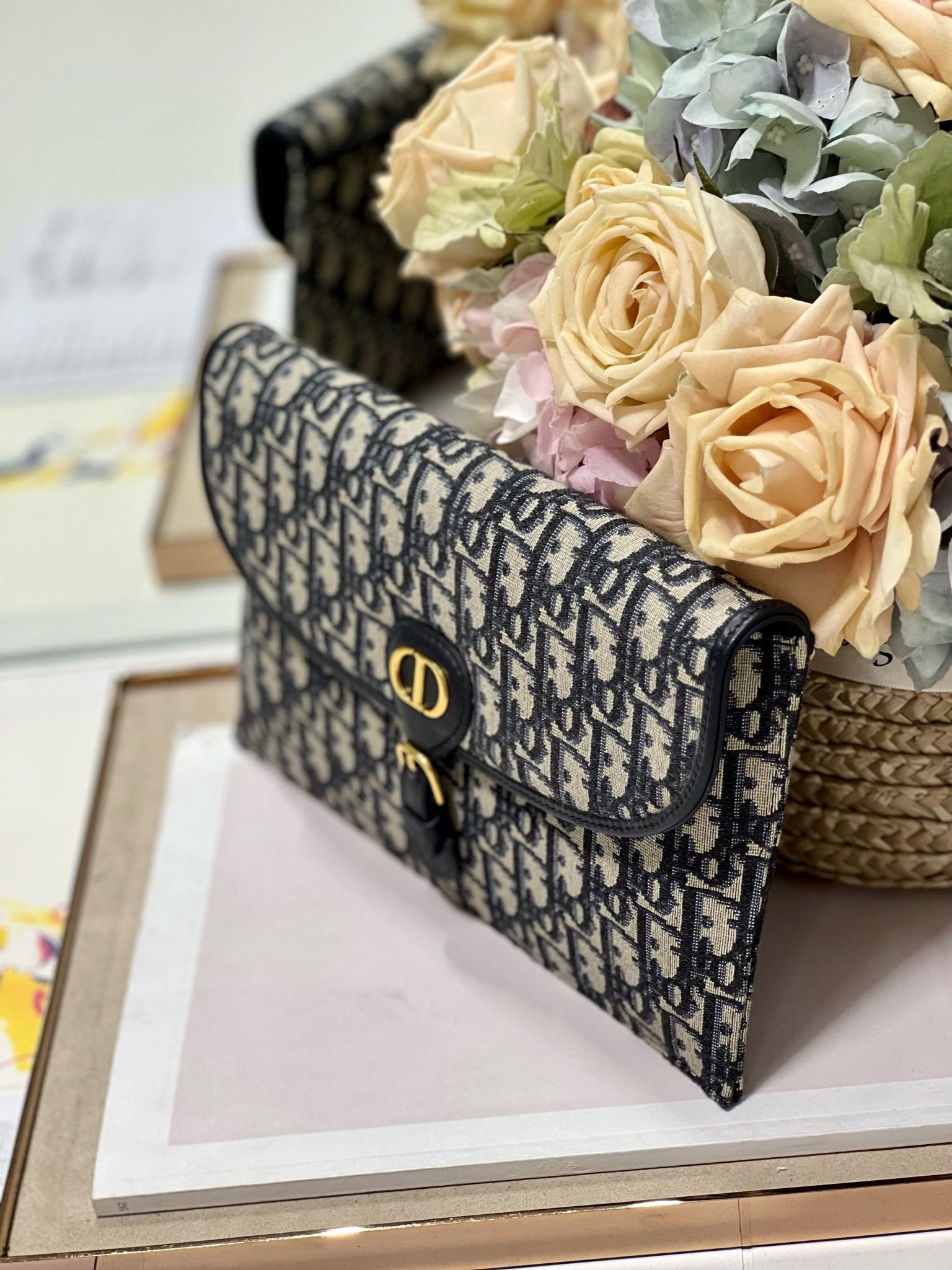CD BOBBY 27CM BLUE OBLIQUE EMBROIDERY mysite