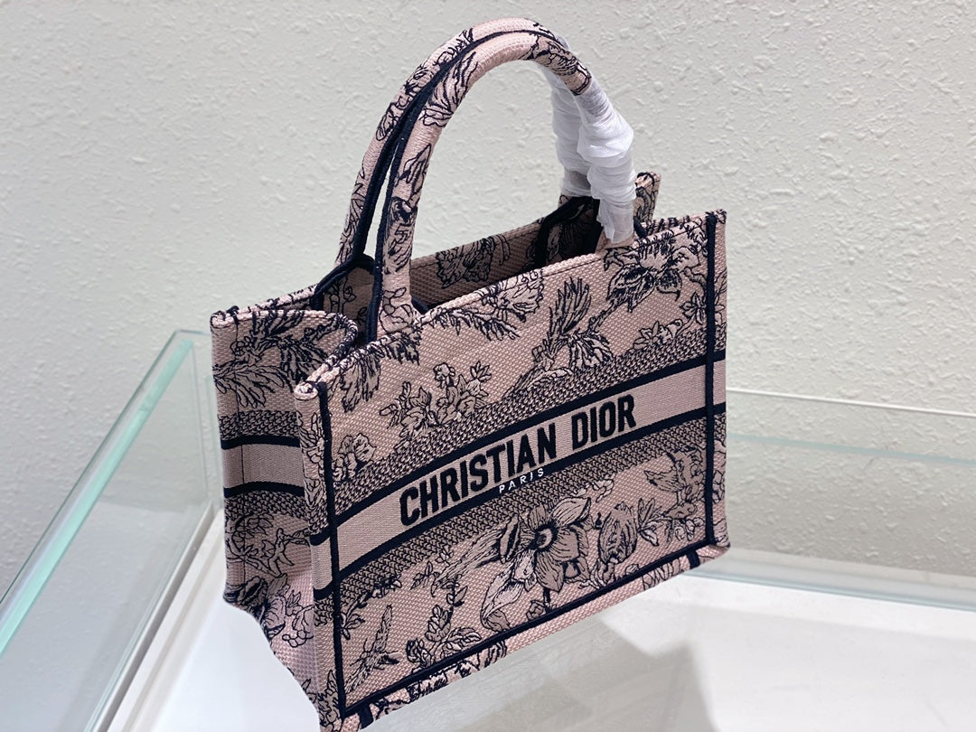 Small CD Book Tote 26.5cm Jardin Botanique Pink mysite