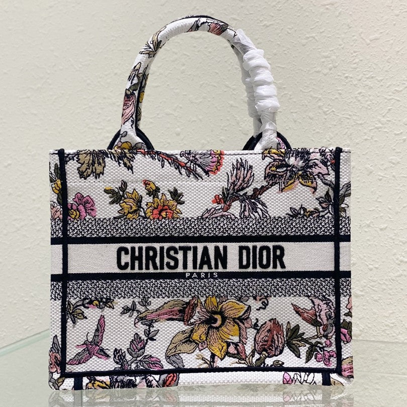 Small CD Book Tote 26.5cm Jardin Botanique White mysite