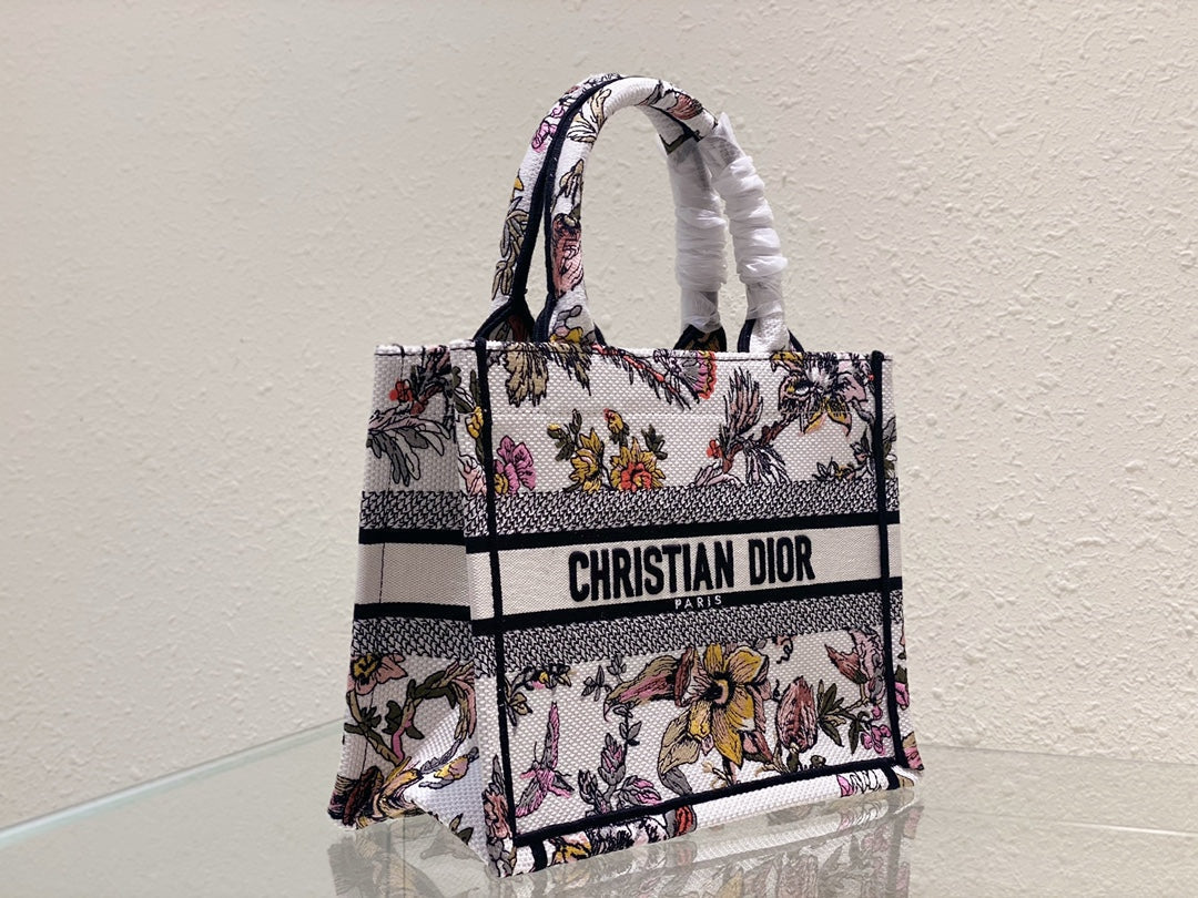 Small CD Book Tote 26.5cm Jardin Botanique White mysite