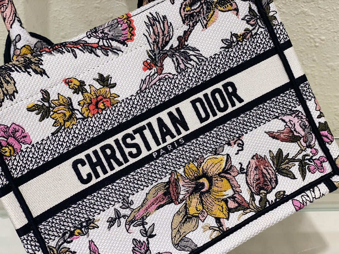 Small CD Book Tote 26.5cm Jardin Botanique White mysite