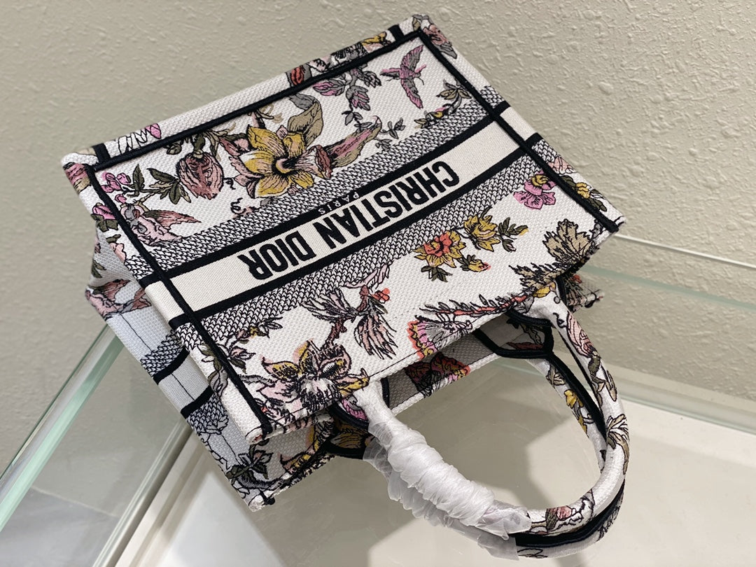 Small CD Book Tote 26.5cm Jardin Botanique White mysite