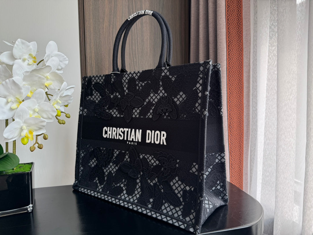 Large CD Book Tote 42cm Butterfly Zodiac Black mysite