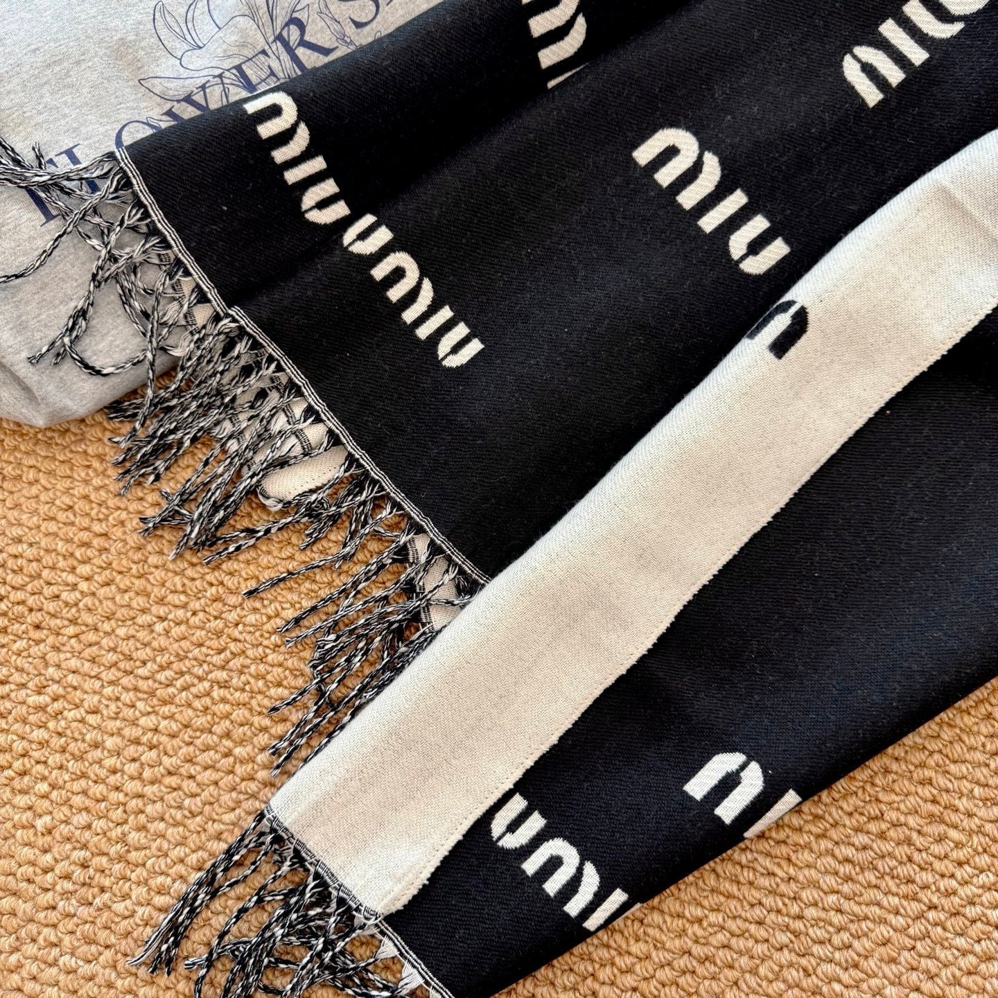 Unique Knit Pattern Cashmere Scarf-20 mysite